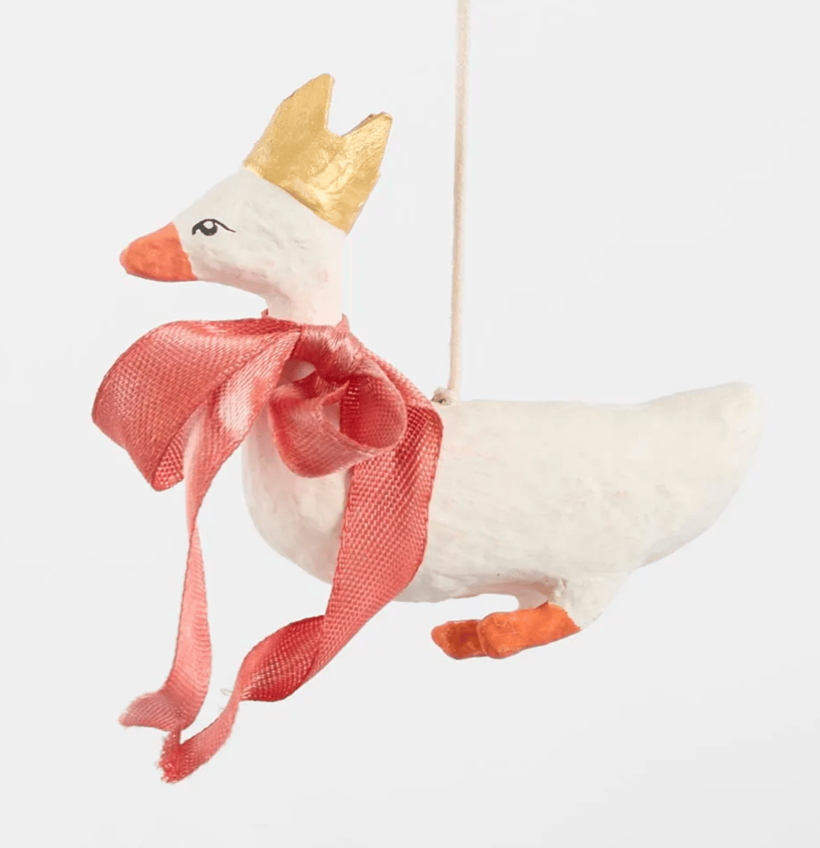 Image of Mache Duck Hanging Decoration