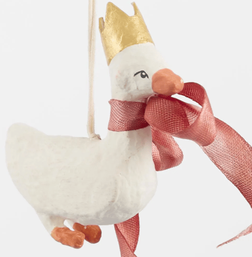 Image of Mache Duck Hanging Decoration