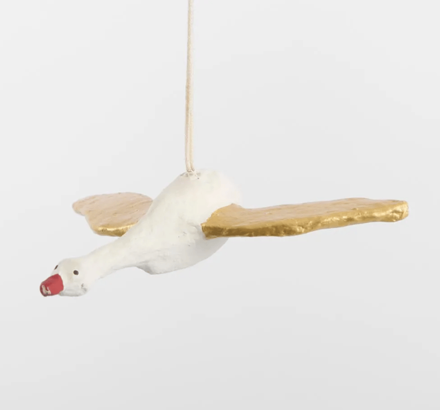 Image of Mache Celestial Goose Hanging Decoration