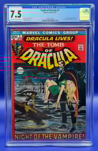 Image 1 of Tomb of Dracula #1 (1972) – CGC 7.5 – 1st Appearance of Dracula! 