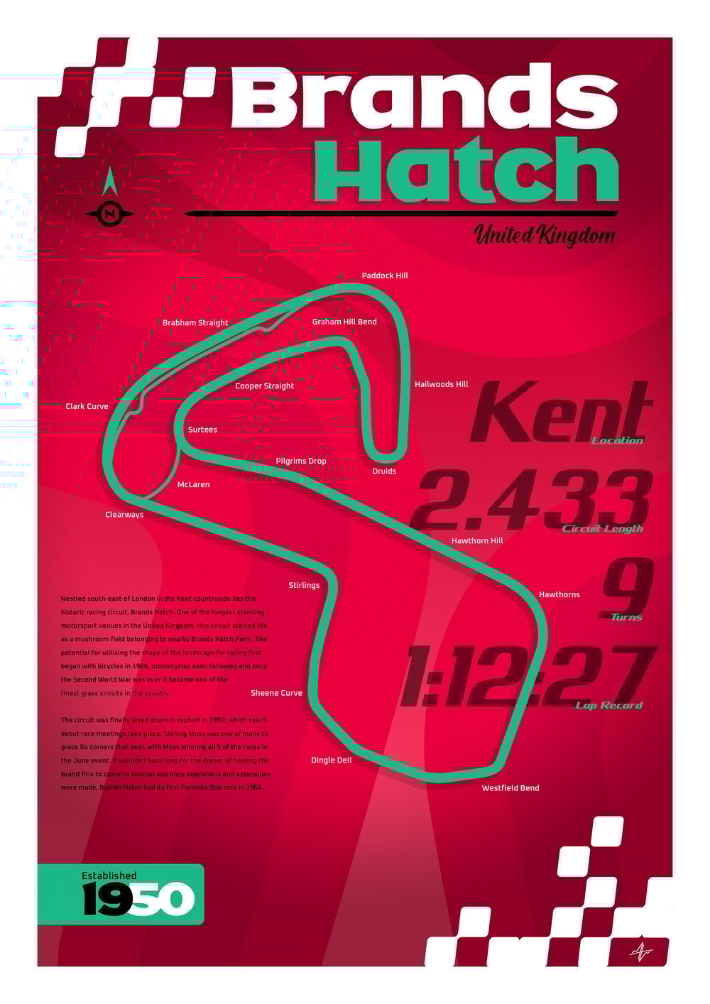 Image of Race Circuit Prints - Any track!