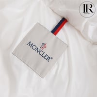Image 5 of Moncler Bady Light Down Jacket – White Tricolor Trim