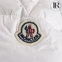 Image 7 of Moncler “Montgenevre Hood Logo” Puffer Jacket In White