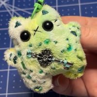 Image 3 of Gradient Marble Kitty Keychain