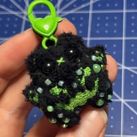 Image 2 of Mini Micro Cat-o-Lantern Keychain