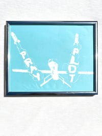 Image of "From the sky" Framed Hand Silkscreened Print (2020)