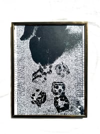 Image of "Perfect Hand" Framed Hand Silkscreened Print (2021)