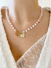 Image 1 of Collier DOLCE  // Quartz rose 