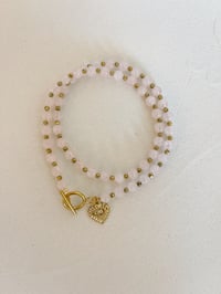 Image 2 of Collier DOLCE  // Quartz rose 
