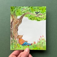 Image 1 of Mouse beneath the tree - Original Artwork
