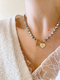Image 1 of Collier DOLCE  // Jaspe Dalmatien  