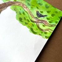 Image 4 of Mouse beneath the tree - Original Artwork