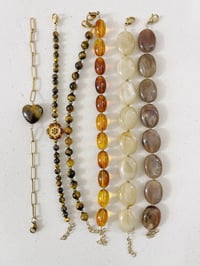 Image 4 of Bracelet Cœur // Œil de tigre