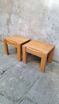 Image 2 of Paire de tables de chevets en orme Atelier Chauvin