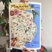 Image 1 of Print Mapa de Maracaibo