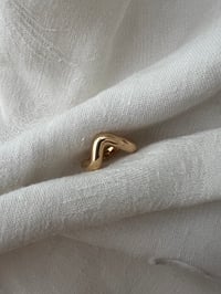 Bague Zig-Zag 2 en plaqué or