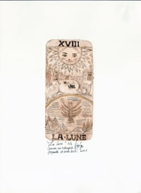 Image 1 of La lune 1/3 série sépia et or