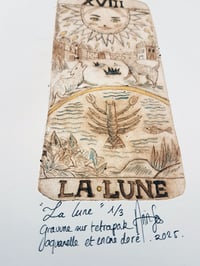 Image 4 of La lune 1/3 série sépia et or