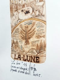 Image 5 of La lune 1/3 série sépia et or