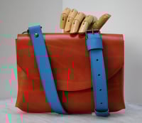 Image 1 of Julienne mini Orange/ Bright blue strap