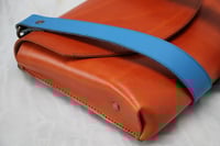 Image 3 of Julienne mini Orange/ Bright blue strap