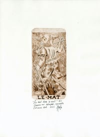 Image 1 of Le mat 3/5 série sépia et or