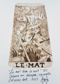 Image 3 of Le mat 3/5 série sépia et or