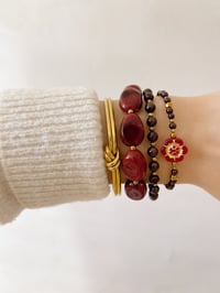 Image 2 of Bracelet DOLCE // Grenat  