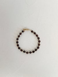 Image 3 of Bracelet DOLCE // Grenat  