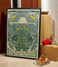 Dame mystique - Affiche A3