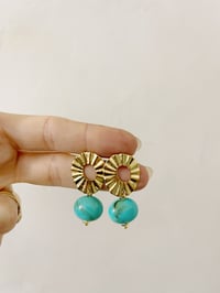 Image 1 of BO EDEN // bleu turquoise 