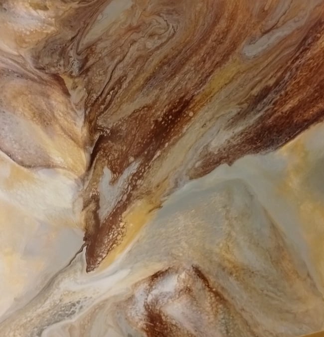 Coral Reef 102-102 cm. Framed 