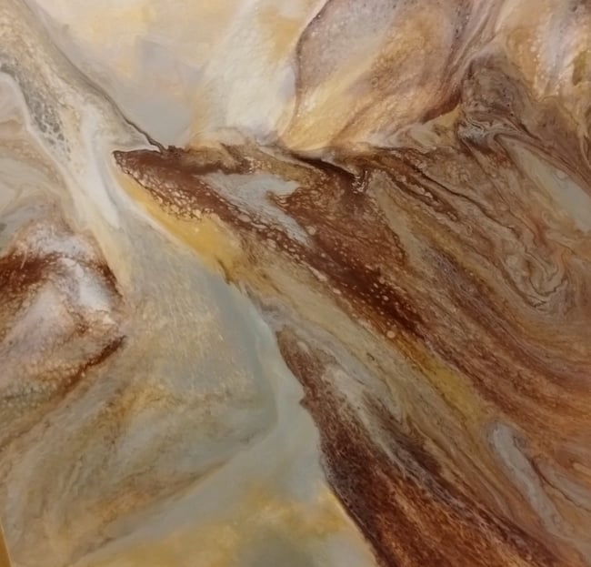 Coral Reef 102-102 cm. Framed 