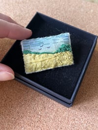 Image 2 of Over The Meadows Stitched Brooch