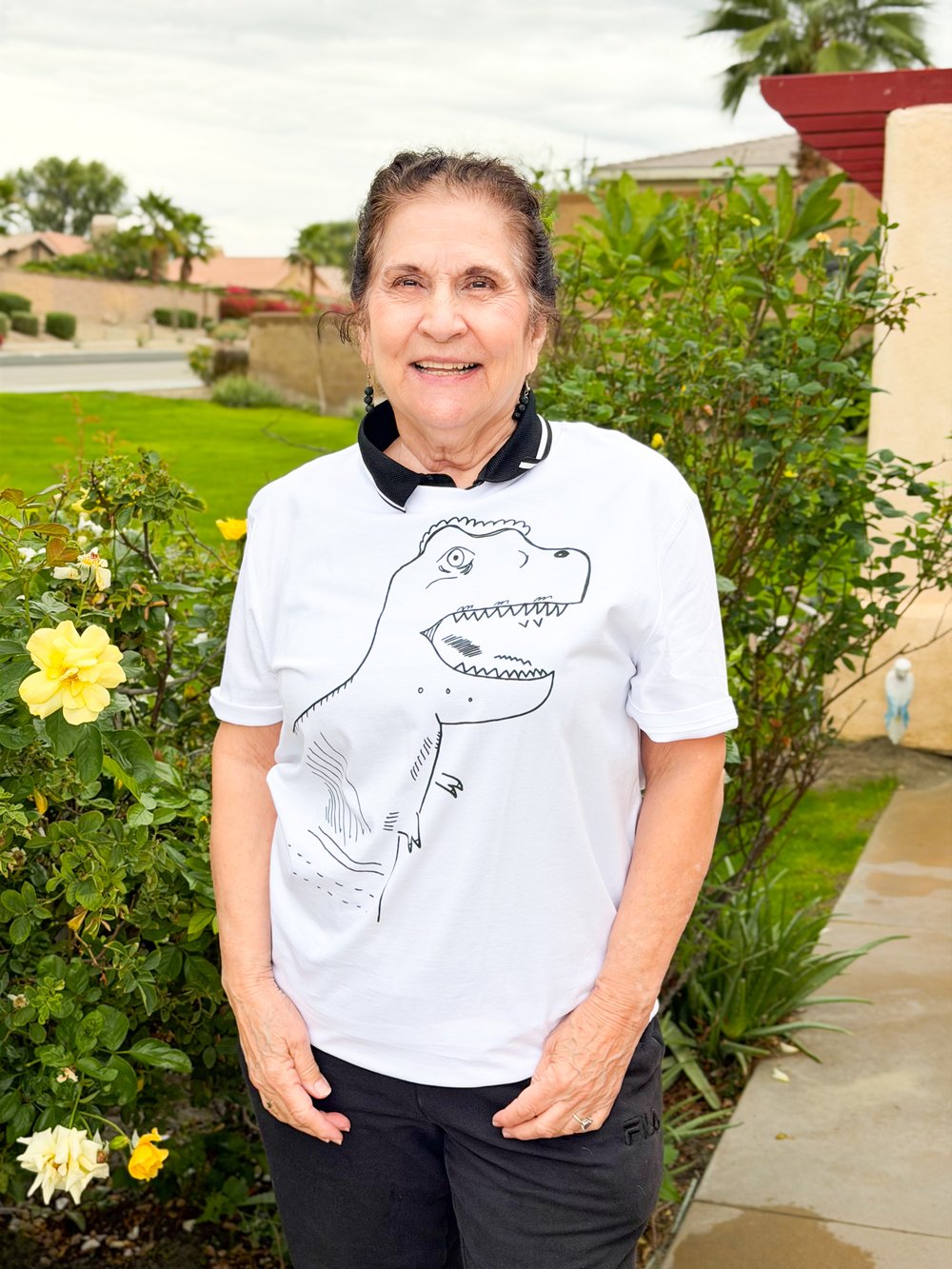 T-Rex Dino - Unisex organic cotton t-shirt