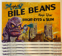 Image 1 of 'The Mighty Bile Bean' - Giclee Limited Edition Hand-Finished Signed Print 