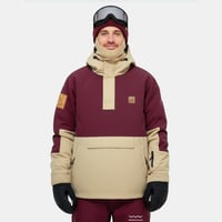 Image 3 of HÄLF Jacket 10K · Beige / Burgundy