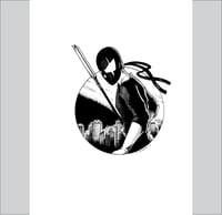 Grendal original pen and ink art