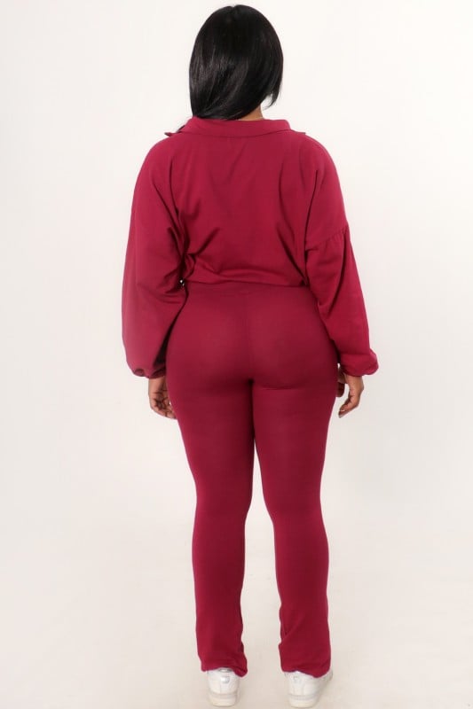 Image of Chill with Me Set (burgundy)