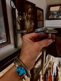 Image 4 of Statement Turquoise Ring Sterling Silver 