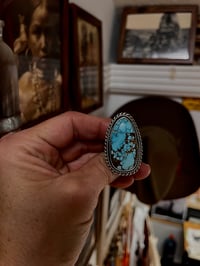 Image 1 of Montezuma Royston Turquoise Ring Sterling Silver 