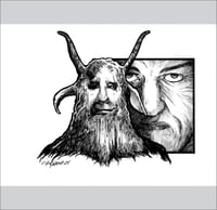 Devil Rides Out original pen and ink art