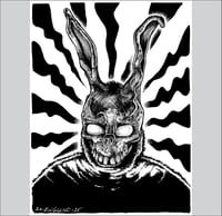 Donnie Darko original pen and ink art