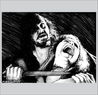 The Grim Reaper original pen and ink art