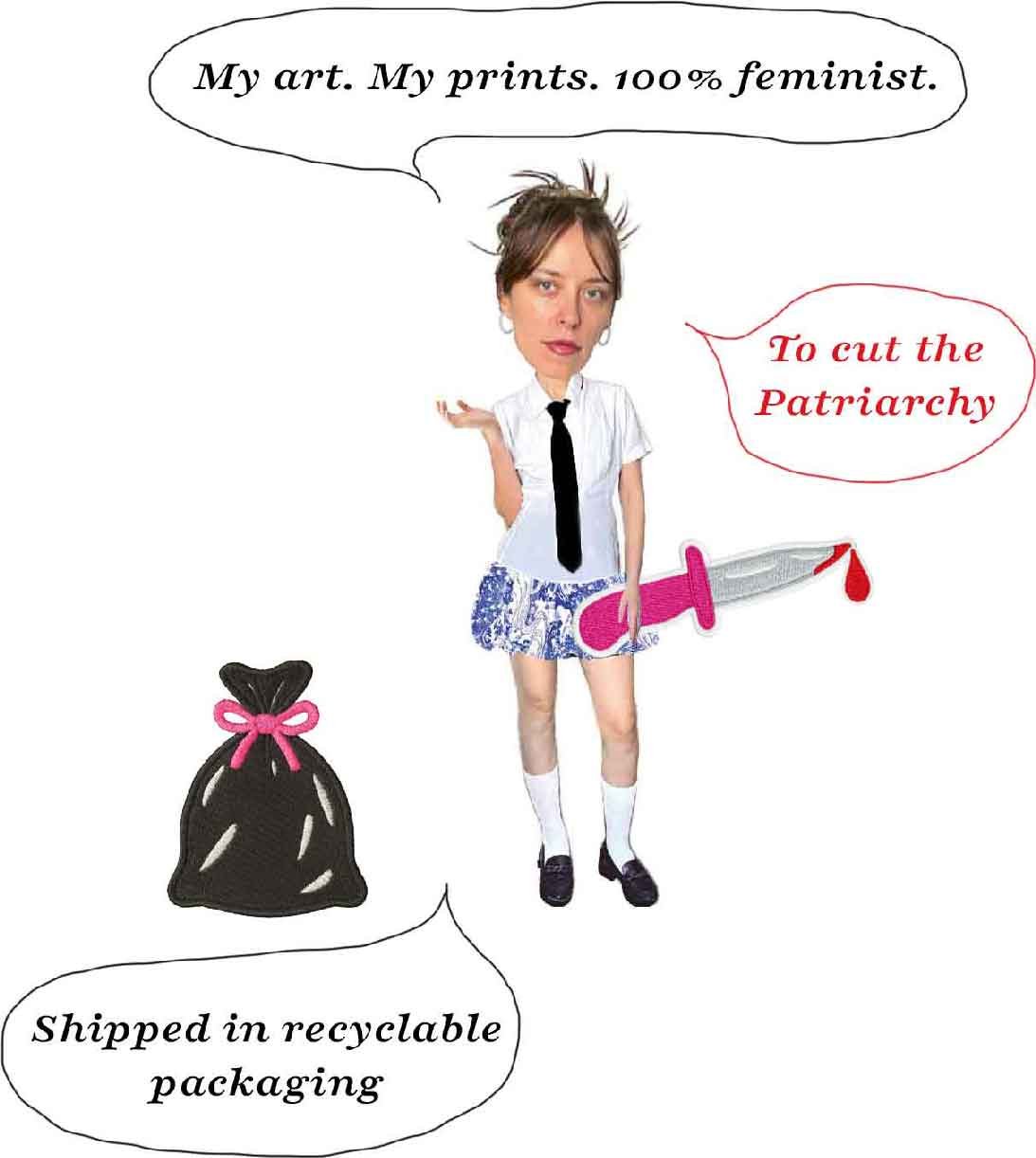 Handmade feminist craftsmanship