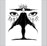 Madame Diva 2 original pen and ink art