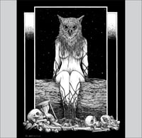 Creatures of the Night original pen and ink art