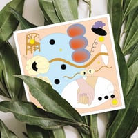 Image 1 of Tame wilderness with Alice, square card