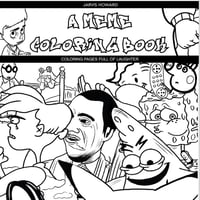 Image 1 of Meme Coloring Book