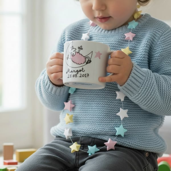 Image of Tasse bébé lune ❤️ rose